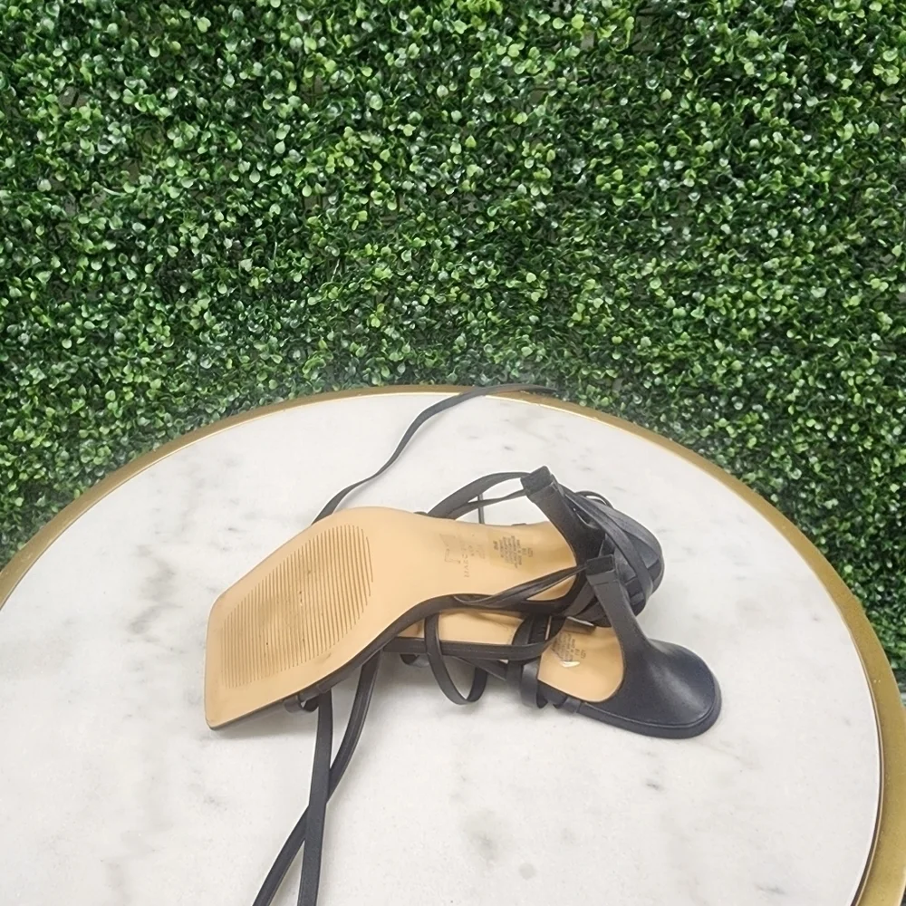 Marc Fisher LTD. Women's Dominic Ankle Tie High Heel Sandals - Size 8.5 - Picture 4 of 8